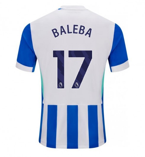 Moške Nogometnih dresov Brighton Carlos Baleba #17 Domači 2025-26 Kratki rokavi Moške Nogometnih dresov Brighton Carlos Baleba #17 Domači 2025-26 Kratki rokavi